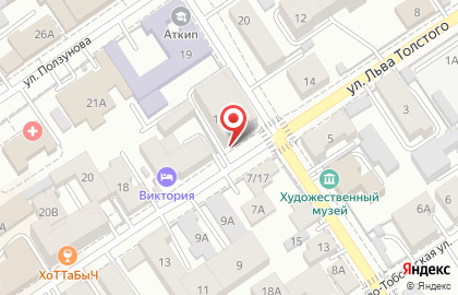 Торгово-производственная компания Азбука Упаковки на улице Льва Толстого на карте