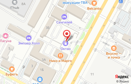 АЗС Октан на проспекте Кулакова на карте