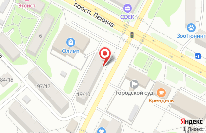 Магазин разливного пива Пивная бочка на проспекте Ленина на карте