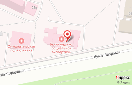 Онкологическая поликлиника, Городская клиническая больница №5, Медгородок на карте