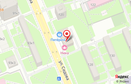 Салон красоты Ника в Санкт-Петербурге на карте