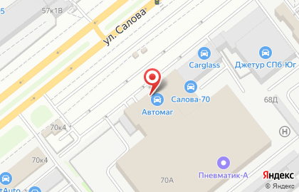 Магазин Автомаг в Фрунзенском районе на карте