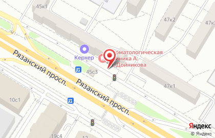 Киоск печатной продукции Краснопресненское агентство печати на Рязанском проспекте на карте