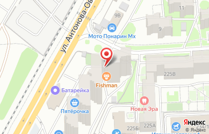 ИТЕКО Россия на улице Антонова-Овсеенко на карте