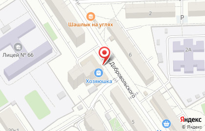 Магазин алкогольной продукции на улице Добровольского на карте