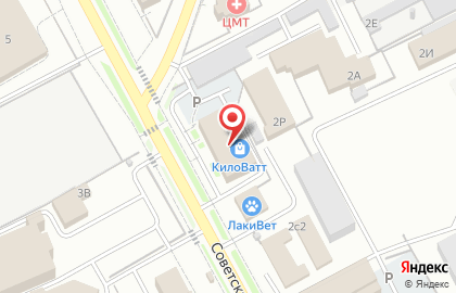 Пункт выдачи магазина электроники и бытовой техники Позитроника в Воскресенске на карте