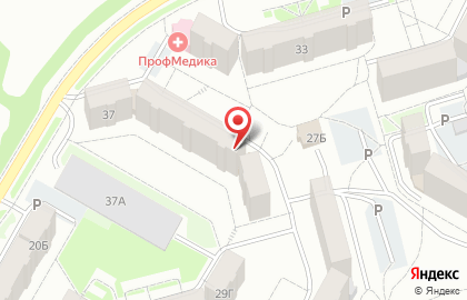 Продуктовый магазин Снегири на карте