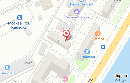Салон "Tattoo3d" Около метро Киевская на карте