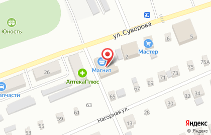 Супермаркет Магнит в Ижевске на карте