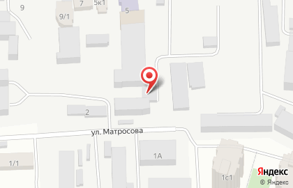 Автомастерская на улице Гастелло на карте