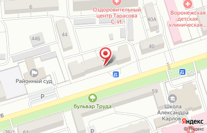 Финансовый эксперт в Коминтерновском районе на карте