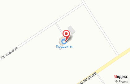 Продовольственный магазин в Центральном районе на карте