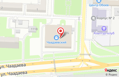 Торговый центр Чаадаевский на карте