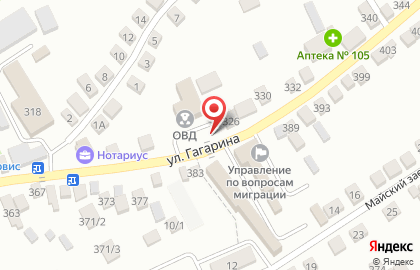 Участковый пункт полиции, г. Михайловск на карте