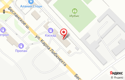 Магазин автозапчастей для грузовых автомобилей АвтоДизель-Юг на Иристонской улице на карте