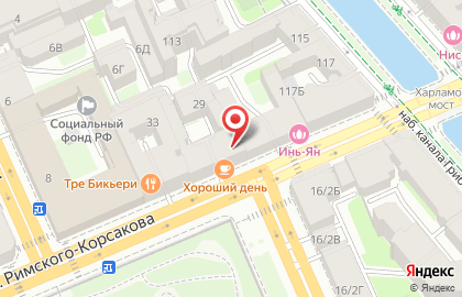 Продуктовый магазин Пам-Авангард на проспекте Римского-Корсакова на карте