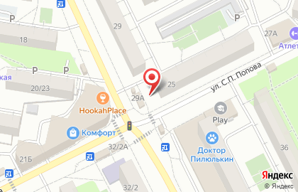 Московский комсомолец на улице Льва Толстого на карте