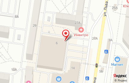 Туристическое агентство Алые паруса в Автозаводском районе на карте