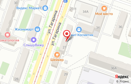 Прайскиллер TechnoPoint на улице Гагарина на карте