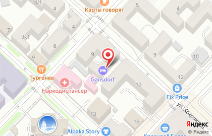 Gansdorf Hotel на карте