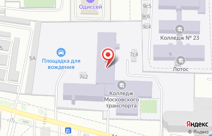 Футбольная школа Ангелово на метро Новогиреево на карте