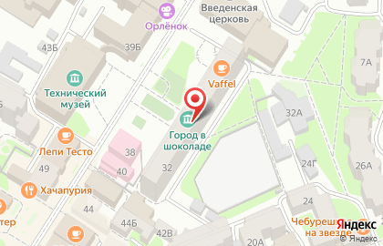 Бар Gellert Bar в Нижегородском на карте