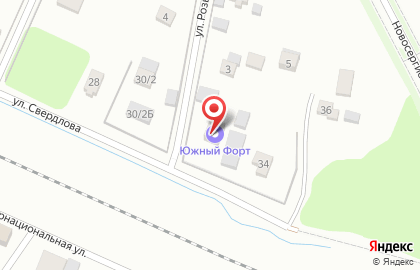 Загородный комплекс Южный Форт на карте