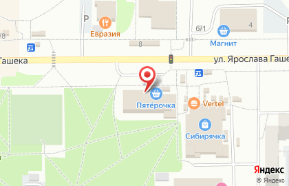 Магазин Пиватория в Ленинском районе на карте