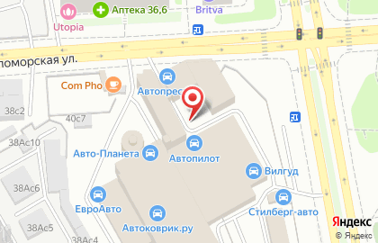 «МедиаСвет». Архитектурная подсветка фасадов зданий на Беломорской улице на карте
