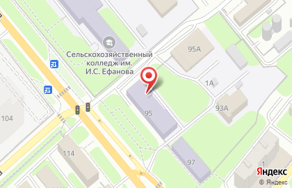Столовая на Оборонной, 95 на карте