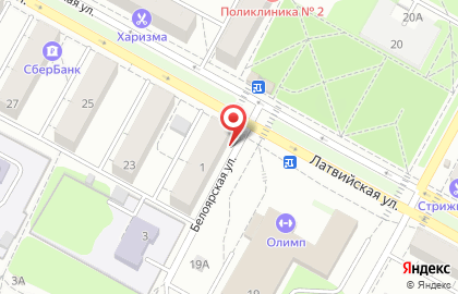 Мини-маркет Смарт экспресс в Октябрьском районе на карте