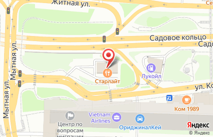 Starlite Diner на Добрынинской на карте