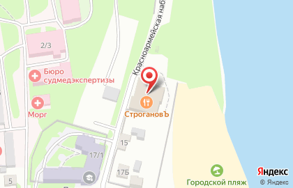 Ресторан-терраса СтрогановЪ на карте