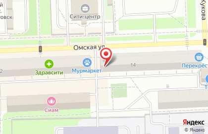Стоматологическая клиника НБС-стоматолог на Омской улице на карте