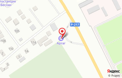 АЗС во Владикавказе на карте
