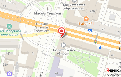 Правительство Тверской области на Советской улице на карте