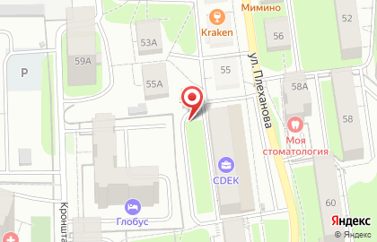 Автостоянка в Перми на карте