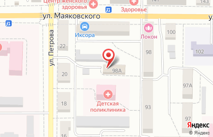 Сервисный центр Сталкер на улице Петрова на карте