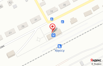 Офис по оформлению документов Волго-Камского АФТО на станции Уруссу на карте
