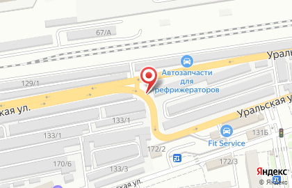Автосервис Кулибин на Уральской на карте