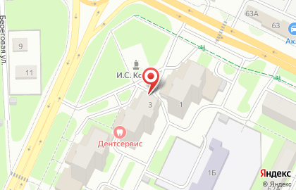 Ремонтная мастерская на улице Маршала Конева на карте