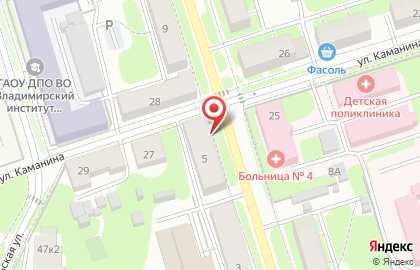 Глория на улице Полины Осипенко на карте