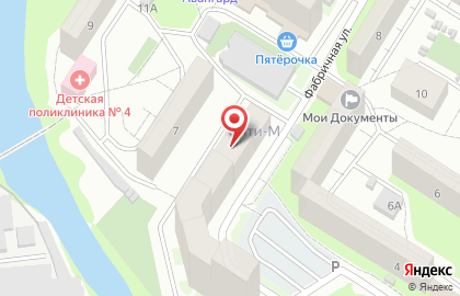 Городской центр недвижимости в Железнодорожном районе на карте