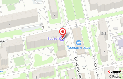 Салон красоты Альбина на улице Виноградова на карте