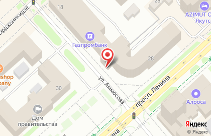 Газпромбанк в Якутске на карте