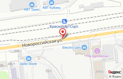 Центр Автомобильных Перевозок, ООО на Новороссийской улице на карте