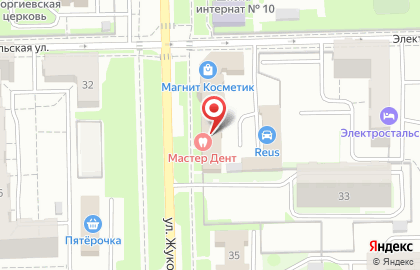 Автошкола Метар на улице Жукова на карте