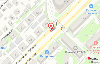 ОАО Банкомат, АКБ Абсолют Банк на улице Академика Губкина на карте