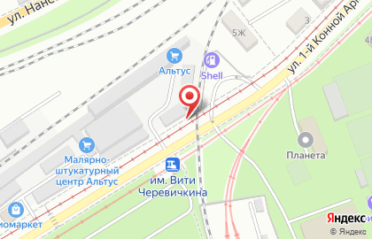 Торгово-производственная компания АвтоЧехлы на улице 1-ой Конной Армии на карте