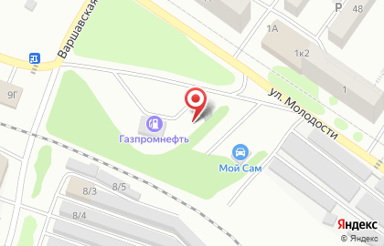 Шиномонтажная мастерская на улице Молодости на карте